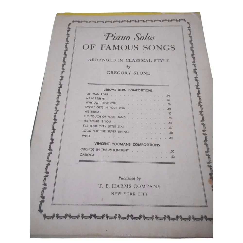 Vintage Sheet Music c 1933 Tell me that you love me waltz English Italian